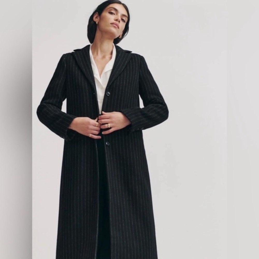 Reformation Long Wool Blend Coat